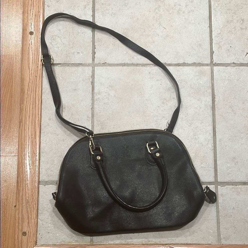 Black Leather Women's Bag